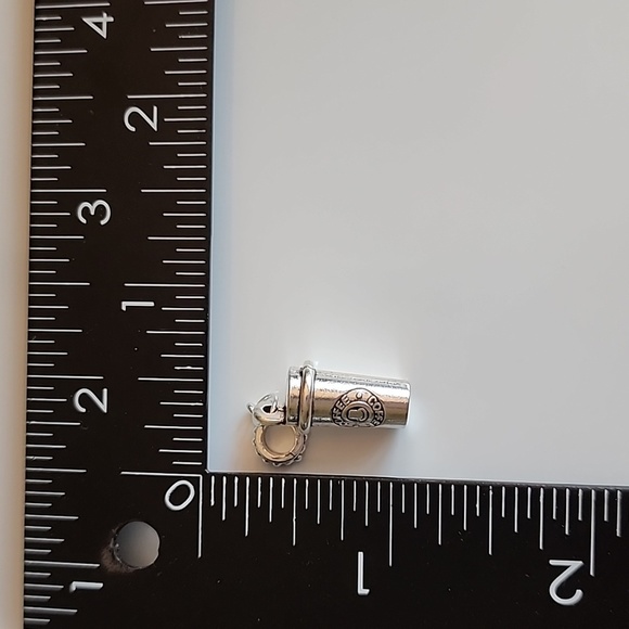 Coffee Cup  Charm for European Style Bracelets Fits Pandora Systems - Picture 6 of 6